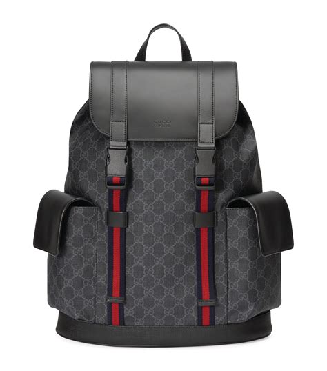 gucci mini supreme backpack|gucci gg supreme backpack black.